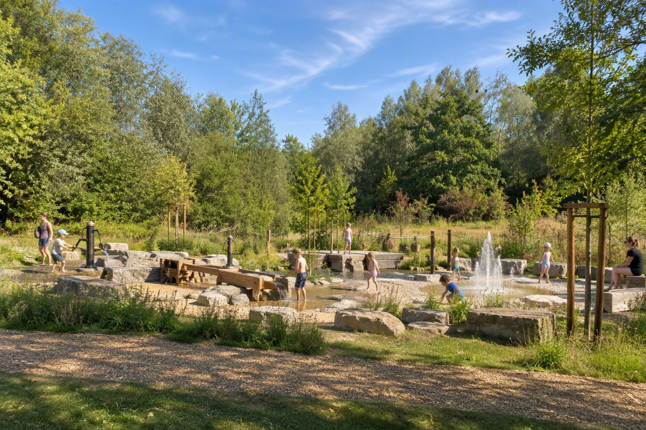 Image d'illustration pour : Aire de jeux aquatiques naturelle du Parc Brill