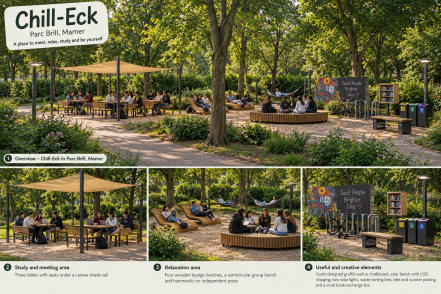 Image d'illustration pour : Chill-Eck - A place for all young people in Parc Brill, Mamer